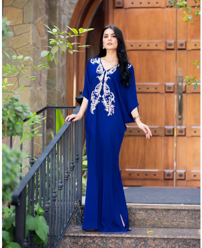 Cobalt Blue Kaftan